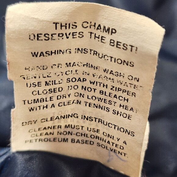 CB Sports 1984 Red Down Puffer Jacket Boy's Size Large - Picture 9 of 13